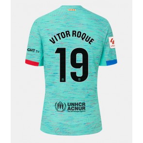 Barcelona Vitor Roque #19 Tredje trøje Dame 2023-24 Kort ærmer